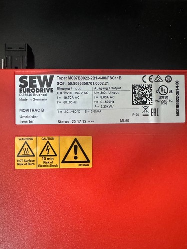 Sew eurodrive movitrac - movitrac, b