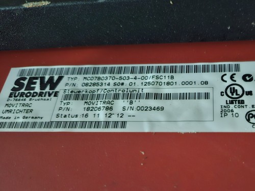 Sew eurodrive movitrac - eurodrive, b