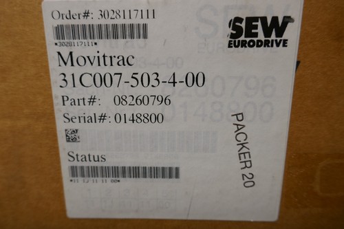 Sew movitrac 31c007 503 00 - sew,